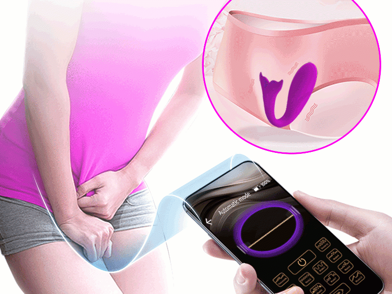 Sextoy Trứng Rung Cá Heo Prettylove Điều Khiển Qua App